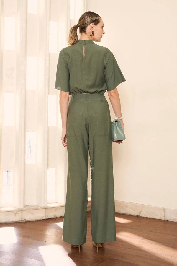 Calça Pantalona Amarração Sense