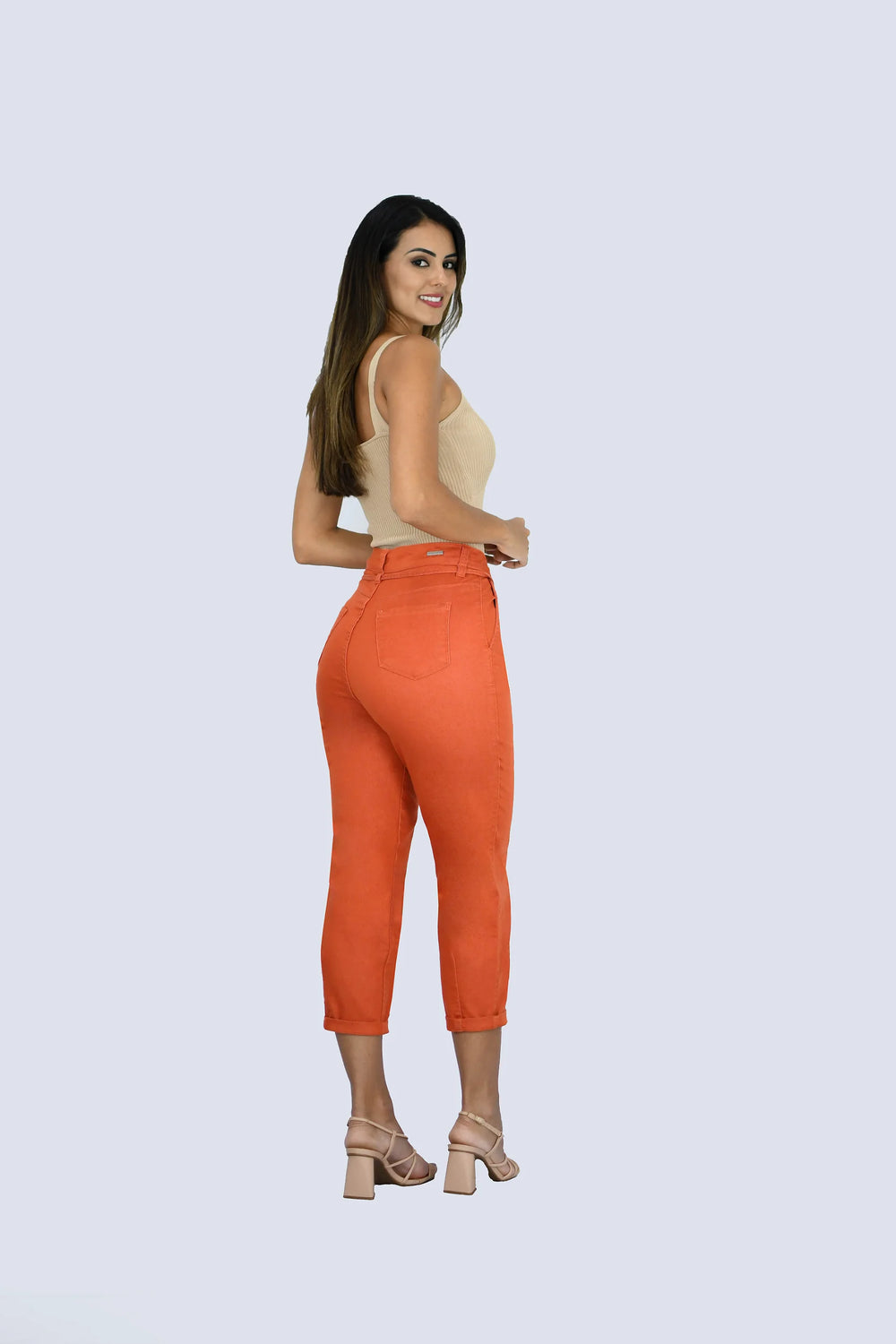Calça Cropped Cordão